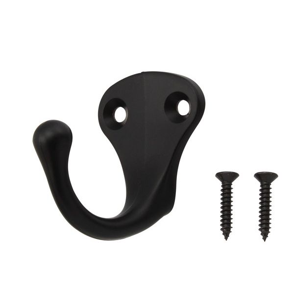 ハイロジック 4960983586341 58634 スタイリッシュ コートフック ブラック
