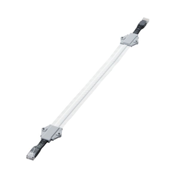 エレコム ELECOM LD-VAPF6A/SV04 隙間 LANケーブル 40cm CAT6A準拠 フラット 高速 アルミ強化 RJ45 有線LAN 屋外用 延長コード シルバー LDVAPF6A/SV04