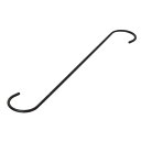 和気産業 KA-J62 Kabette カベッテ S字フック 黒 300mm KAJ62