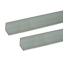 ハイロジック 4549396001544 3100154 アルミアングル 2m 2.0x30x30mm シルバー 2入