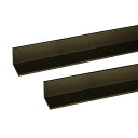 ハイロジック 4549396001827 3100182 アルミアングル 2m 2.0x30x30mm ブロンズ 2入