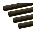 ハイロジック 4549396003197 3100319 アルミアングル 1m 2.0x30x30mm ブロンズ 4入
