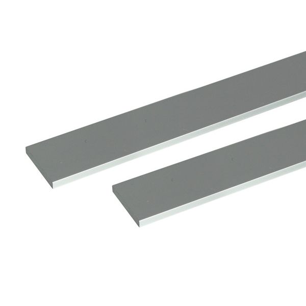 (LINEクーポン有)ハイロジック 4549396007027 3100702 アルミ平棒 2m 6．0x40mm シルバー 2入