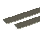 ハイロジック 4549396007423 3100742 アルミ平棒 2m 3．0x20mm ステンカラー 2入