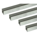 ハイロジック 4549396008925 3100892 アルミチャンネル 1m 2.0x20x20mm シルバー 4入