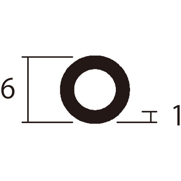 (LINEクーポン有)ハイロジック 4549396009168 3100916 アルミ丸パイプ 2m 1．0x 6m...