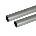 ハイロジック 4549396009267 3100926 アルミ丸パイプ 2m 1.0x25mm シルバー 2入