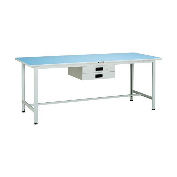 【個人宅配送不可】トラスコ TRUSCO BO-1575UDK2 直送 代引不可・他メーカー同梱不可 BO型軽量作業台 1500X750 薄型2段引出付 BO1575UDK2