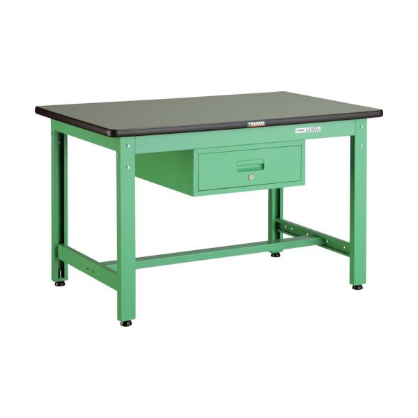 【個人宅配送不可】トラスコ TRUSCO GWR-1275F1 YG 直送 代引不可・他メーカー同梱不可 GWR型作業台 1200X750XH740 1段引出付 YG色 GWR1275F1YG