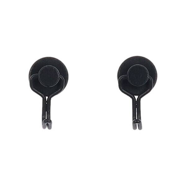 ハイロジック TQOOL 32506 強力マグネットフック Φ15 ブラック 2個入 2入