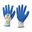 トラスコ TRUSCO HCG101-M ゴム背抜き手袋 ハーフコーティングタイプ ブルー 1双入 10ゲージ M HCG101M