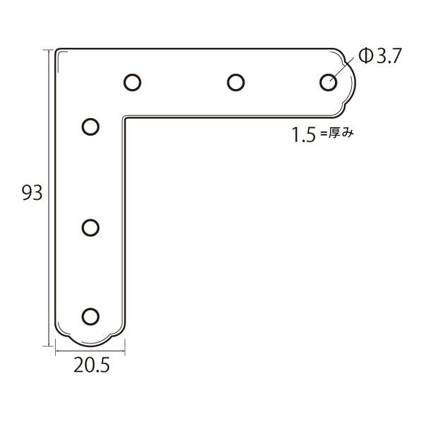 【商品説明】●素材:ステンレス●入り数:30個●穴径3.7φ●1.5×93×20.5額縁　壁　インテリア類似商品はこちら福井金属工芸 4947189629409 6216,428円福井金属工芸 4947189626200 6213,671円福井金属工芸 4947189626002 6213,671円福井金属工芸 4947189626309 6213,774円福井金属工芸 4947189626101 6222,817円福井金属工芸 4947189629300 6212,397円福井金属工芸 4947189627603 6219,633円福井金属工芸 4947189628709 6212,100円福井金属工芸 4947189628600 6213,207円福井金属工芸 4947189625302 624,631円福井金属工芸 4947189625203 627,694円福井金属工芸 4947189625609 6210,374円