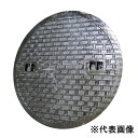 【個人宅配送不可】【個数:1個】法山本店 MK-6-500 蓋のみ 直送 代引不可・他メーカー同梱不可 鋳鉄製マンホール 普及型・乗用車荷重 蓋のみ 黒色 蓋寸...