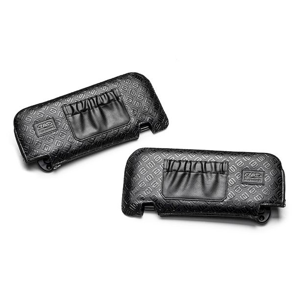 【受注生産品 納期-約2ヶ月】ギャルソン DAD KI006-02-01 サンバイザーカバー タイプ モノグラムレザー／トヨタ／ハリアー／MXUA80／85／運転席ミラー有／助手席ミラー有 KI0060201