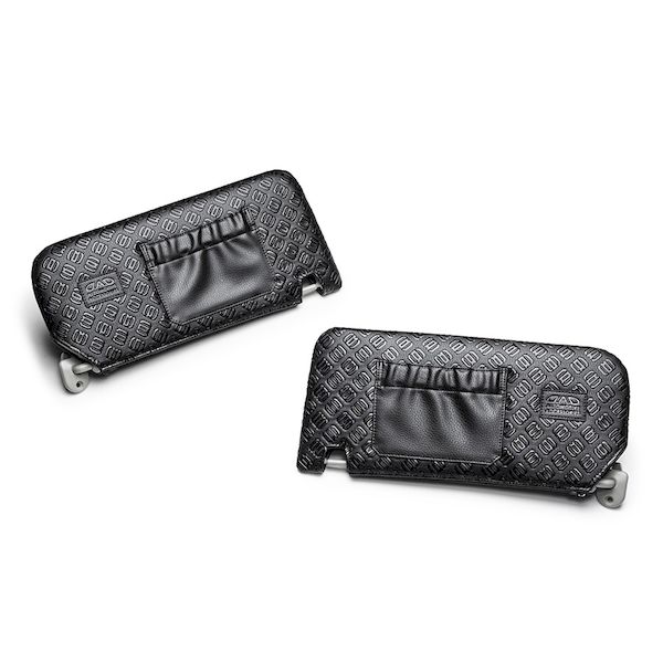 (LINEクーポン有)ギャルソン DAD KI024-02-01/EV サンバイザーカバー タイプ モノグラムレザー／スズキ／エブリィワゴン／DA17W／運転席ミラー有／助手席ミラー有 KI0240201/EV