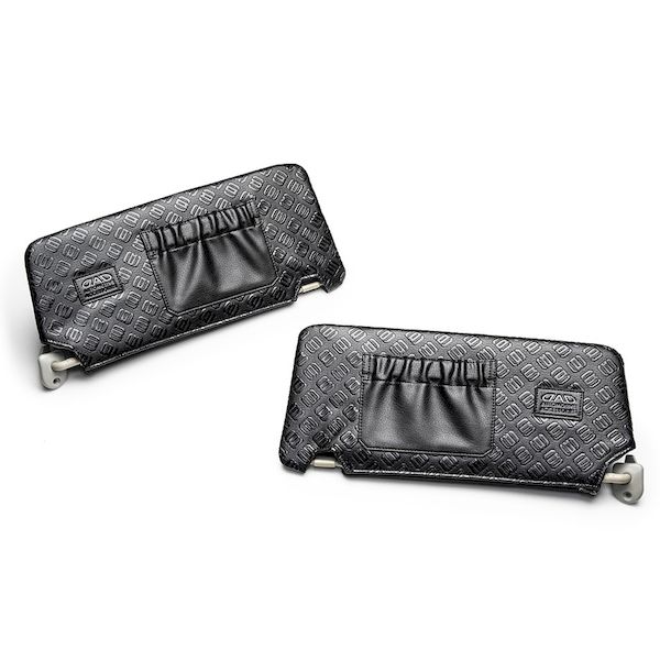 (LINEクーポン有)ギャルソン DAD KI029-02-04/SCV サンバイザーカバー タイプ モノグラムレザー／マツダ／スクラム バン／DG64V／運転席ミラー無／助手席ミラー無 KI0290204/SCV