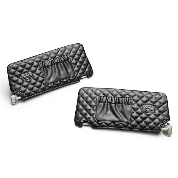 (LINEクーポン有)ギャルソン DAD KI029-03-04/EV サンバイザーカバー タイプ キルティング ブラック／スズキ／エブリィバン／DA64V／運転席ミラー無／助手席ミラー無 KI0290304/EV