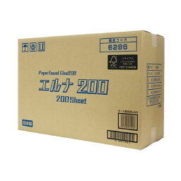 2147345320191 太洋紙業 ペーパータオル エルナ 200枚入×35個 6286