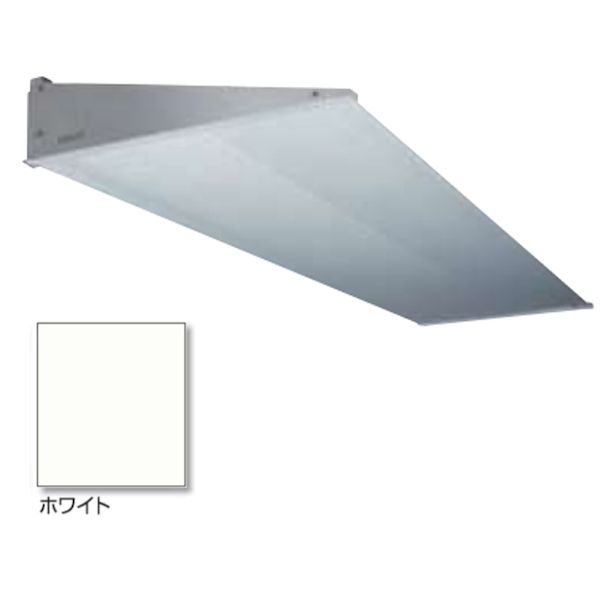 (LINEクーポン有)【個人宅配送不可】アルフィン AF73-D350×L900ホワイト 直送 代引不可・他メーカー同梱不可 アルミ庇 ひさし AF73 出幅350mm ひさし全長900mm 付属部品なし 霜除けひさし AF73D350×L900ホワイト
