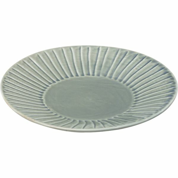 西海陶器 11114 【5個入】 彫刻紋〈藍墨〉12cm皿 草林彫