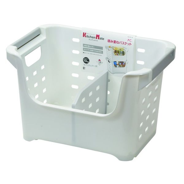 パール金属 HC-34 キッチンメイト PC．積み重ねバスケット HC34【キャンセル不可】