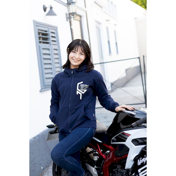 (LINEクーポン有)EJ-A112/NV/WL ELF EJ−A112 リベロフーディー NAVY WL EJA112/NV/WL