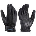 デイトナ DAYTONA 32208 デイトナ バイク用 グローブ 手の平 本革 ヤギ革 春夏 タッチパネル対応 フルメッシュ スタンダードグローブ DG−001 ブラック Lサイズ(2)
