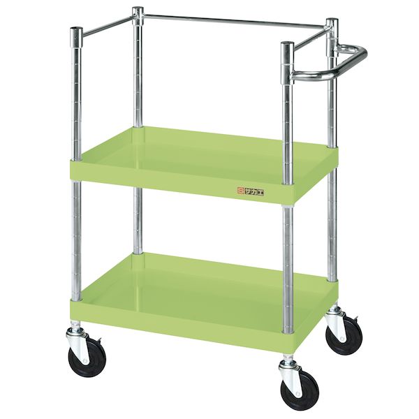 【個人宅配送不可】サカエ SAKAE CSP-6082K 直送 代引不可・他メーカー同梱不可 CSパールワゴン 中量タ..