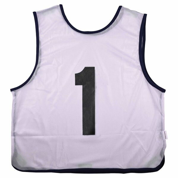 Sports Equipments - (LINEクーポン有)エバニュー EVERNEW 4934048627393 EKB405 メッシュビブス 白 番号： 18 ？