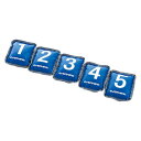 エバニュー EVERNEW 4934048635107 ETE043 ビーンズバッグ ナンバー入 青(4)