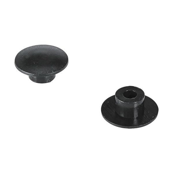 Rakuten - 【即納在庫品】「直送」TRUSCO TSCP6-BK 六角穴付ボルト用カバーキャップ M6 黒 10個入 TSCP6BK