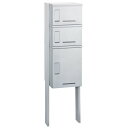 河村電器産業 KD3-50PW 直送 代引不可・他メーカー同梱不可 宅配ボックス ルスポ RUSUPO SHARE KDシリーズ ポール設置タイプ ホワイト K...