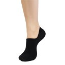 OKAMOTO 4550310805353 脱げないココピタ レディース 見せないスニーカー丈 ニットタイプ 無地 先丸 430−429−24−90 ブラック ...