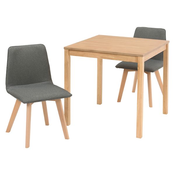 SH-8620LNT-22GY-3S 直送 代引不可・他メーカー同梱不可 ダイニング3点セット SH8620LNT22GY3S