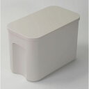 LIV PLUS ベストコ 4571151224806 どこでも!フタ付やわらか収納ボックス M ワームグレー LD−480(3)