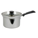 LIV PLUS ベストコ 4988562003225 イタリアーノ ふきこぼれにくいパスタ&ソースパン ストレーナー付 18cm NQ-0181