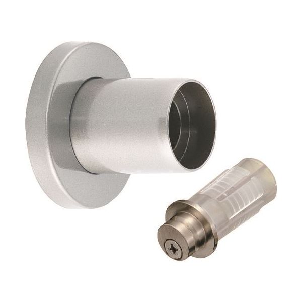 シロクマ ABR-820-35-SI 壁用エンド 35φ シルバー ABR82035SI