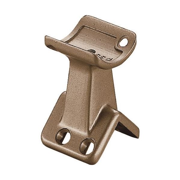 【11/25限定!抽選で最大100%ポイントバック】シロクマ BR-124-32-AB E形ブラケット出隅受 32φ アンバー BR12432AB