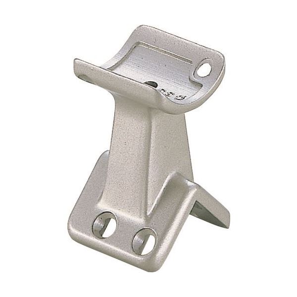 シロクマ BR-124-35-SI E形ブラケット出隅受 35φ シルバー BR12435SI