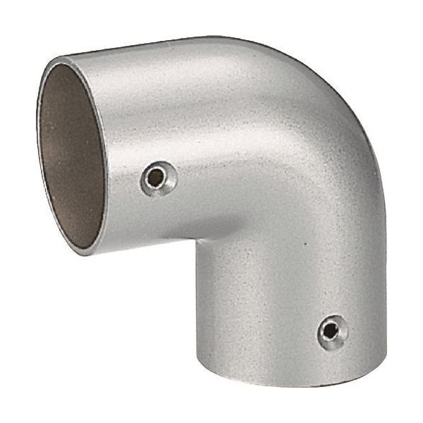 (LINEクーポン有)シロクマ BR-160-32-SI E形エルボ 32φ シルバー BR16032SI