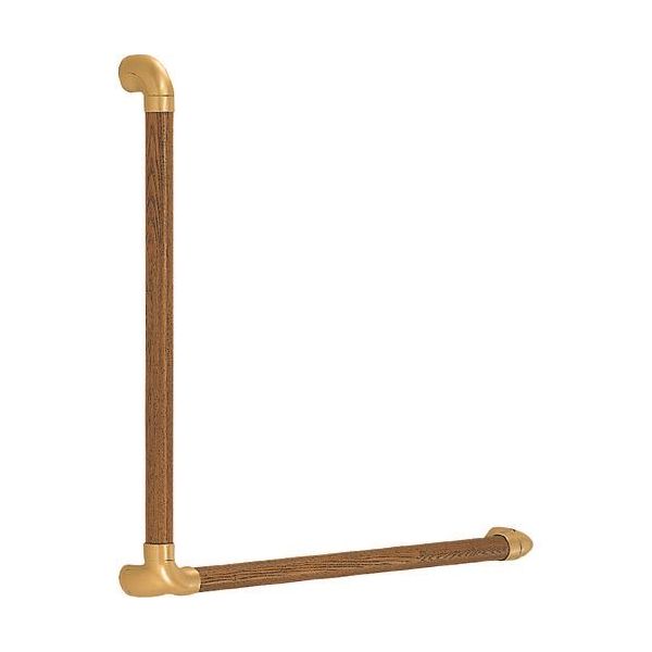 シロクマ BR-521-AGM ダエン手すりディンプルL形 AG／Mオーク BR521AGM