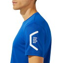 アシックス 4550455477712 2031D729 TEAM HEXAGON SS TOP RECYC アシックスブルー サイズ:XL(4)