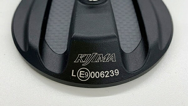 キジマ KIJIMA 203-8090 ミラー TECH11 オーバルエッジ ミラーマウント ショートBK...
