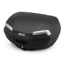 デイトナ DAYTONA 35325 GIVI バイク用 リアボックス 46L 未塗装ブラック モノロックケース RIVIERAシリーズ E46NT シルバーレンズ