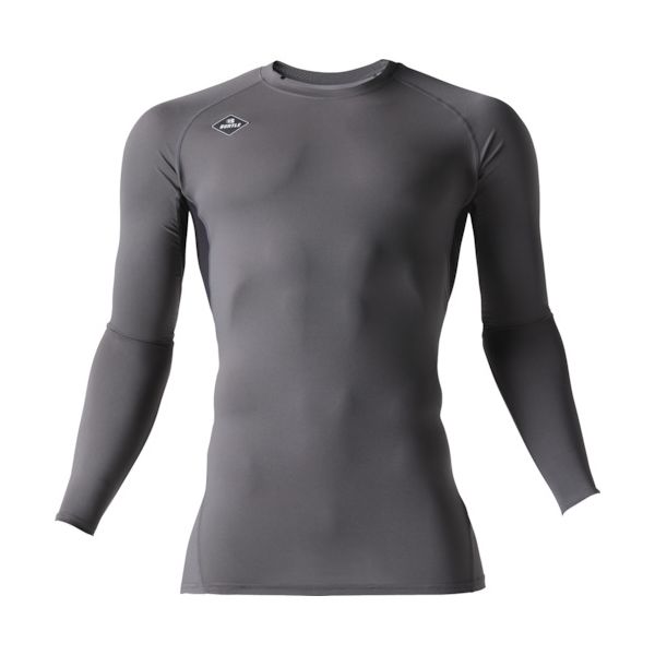 バ−トル 4070-68-XL 長袖エアーフィット4070−68−XL ミルスグレー 407068XL