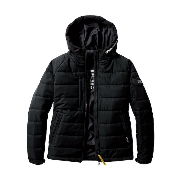 バ－トル 5030-35-XXL 防寒フーディジャケット 5030－35－XXL ブラック 503035XXL