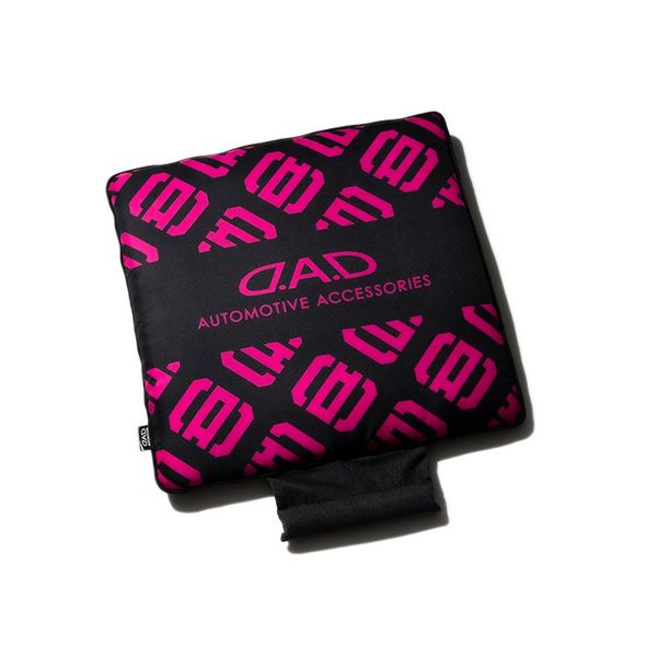 ギャルソン DAD HA674-01-02 ふかふか リバーシブル クッション ブラック×ピンク HA6740102