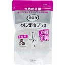 4901070126712 消臭力クリアビーズ イオン消臭プラス 大容量 つめかえ 無香料【キャンセル不可】 エステー 大容量 消臭力クリアビーズ つめかえ
