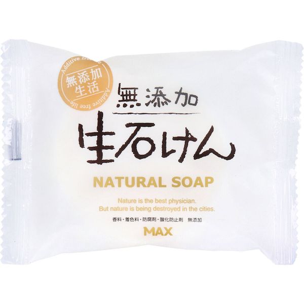 【在庫限り特価】4902895012792 無添加 生石けん 80g【キャンセル不可】 無添加生石けん マックス 無添加生活 無香料 ボディケア