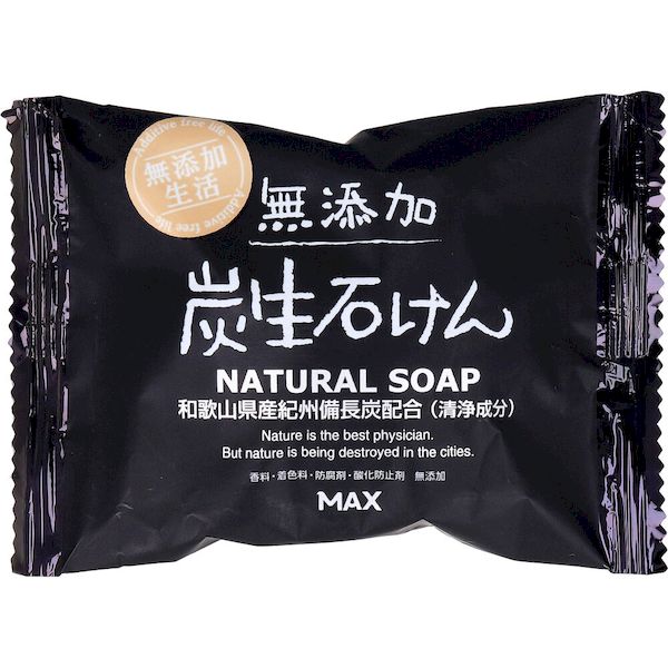 4902895014208 無添加 炭生石けん 80g【